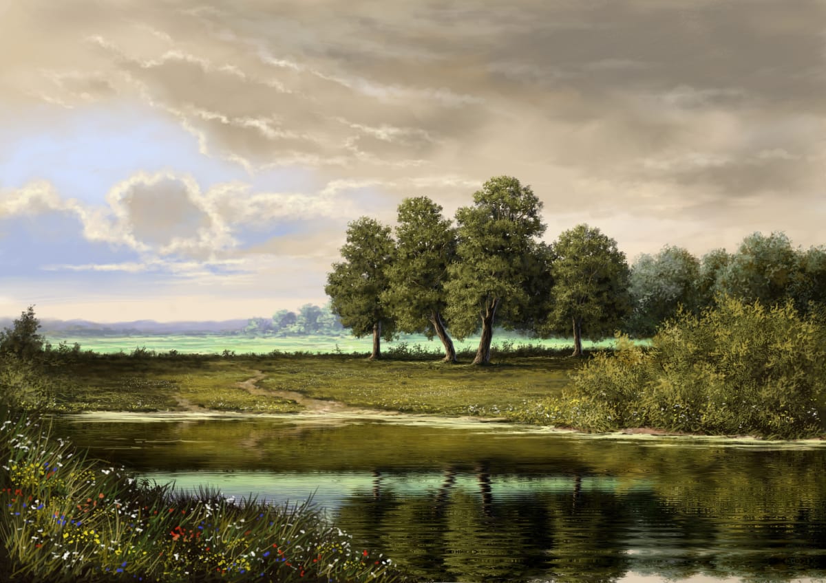 Four Trees by Gilda Kent 