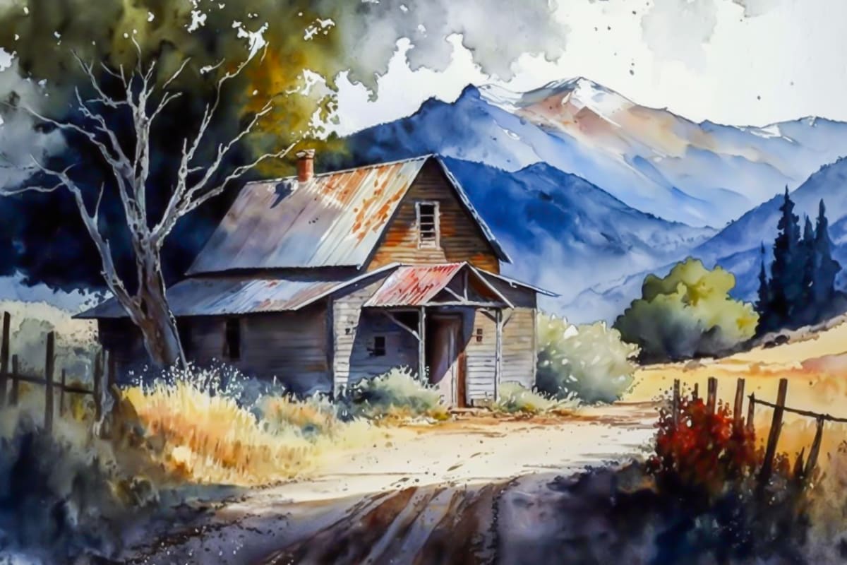 Old House by Gilda Kent 