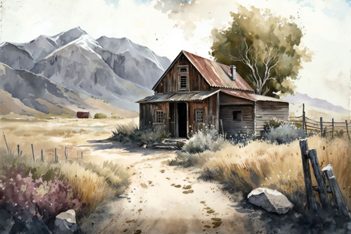 Old House by Gilda Kent 