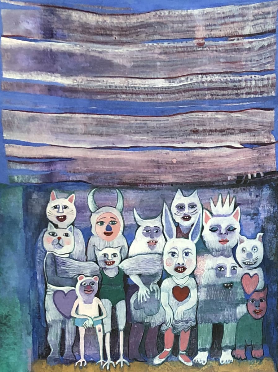 Faces 22 by Louise LaBauve (Saxon) 