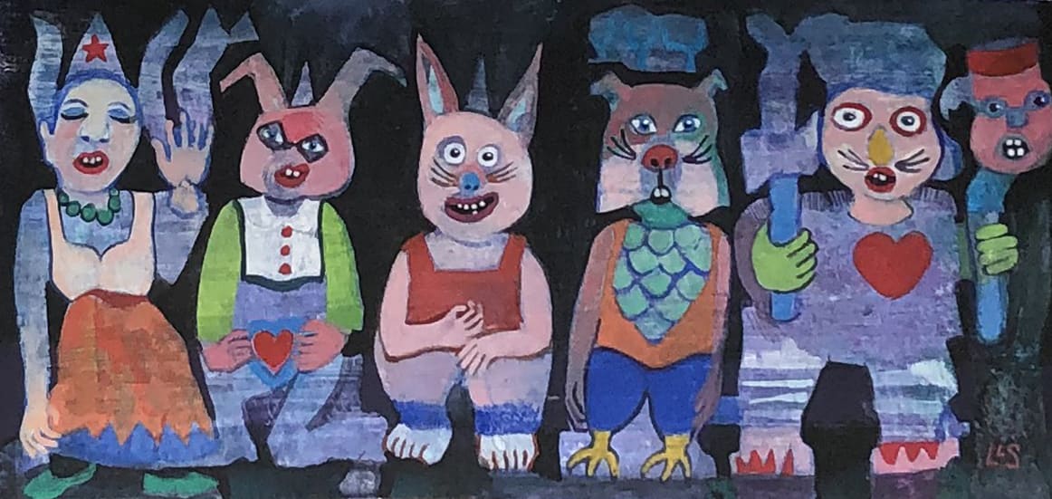 Faces 29 by Louise LaBauve (Saxon) 