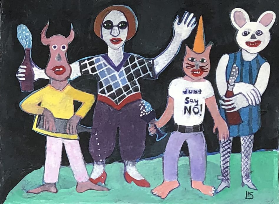 Faces 31 by Louise LaBauve (Saxon) 