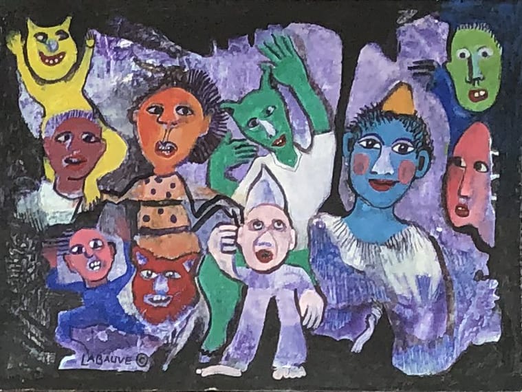 Faces 32 by Louise LaBauve (Saxon) 