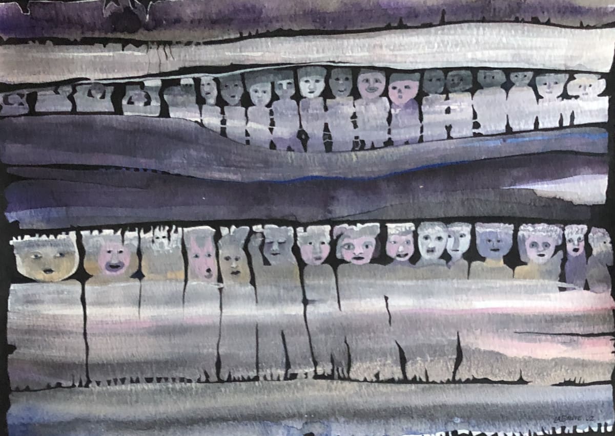 Faces 34 by Louise LaBauve (Saxon) 