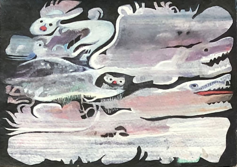 Faces 48 by Louise LaBauve (Saxon) 