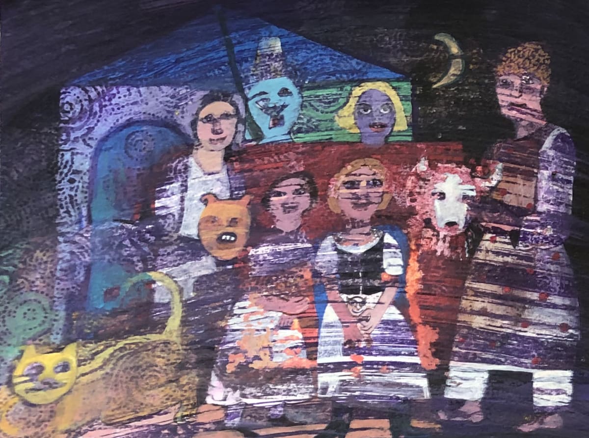 Faces 5 by Louise LaBauve (Saxon) 