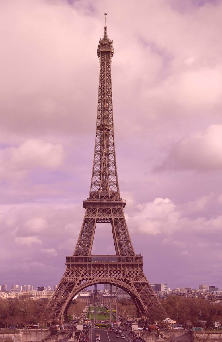Pink Eiffel Tower No. 1 by Wren Woodward Sarrow, Image 1.