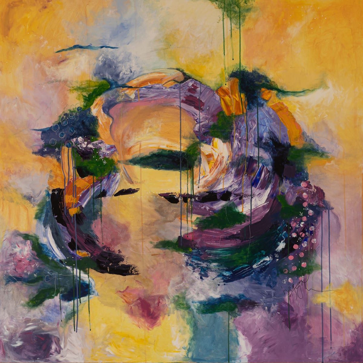The Tides are Rolling in by Haggith van Hees  Image: mixed media on panel