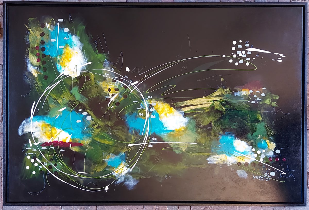 Let the Forests Grow I by Haggith van Hees  Image: Let the Forest Grow I
mixed media on canvas