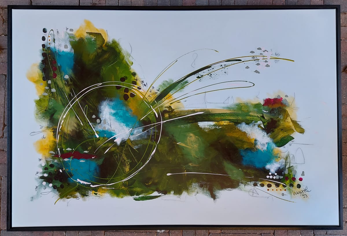 Let the Forests Grow II by Haggith van Hees  Image: Let the Forests Grow II
mixed media on canvas