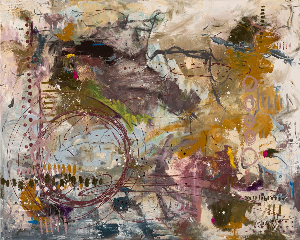 Breathe by Haggith van Hees  Image: mixed media on canvas
in a black floater frame