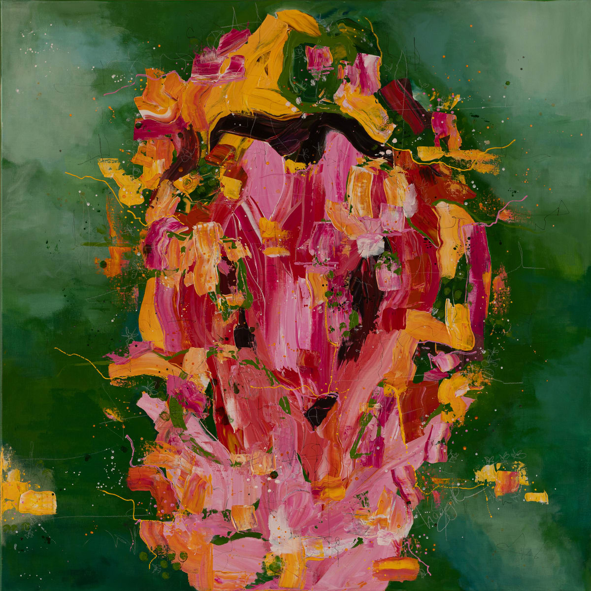 Bird of Paradise by Haggith van Hees  Image: mixed media on canvas
in a wooden floater frame