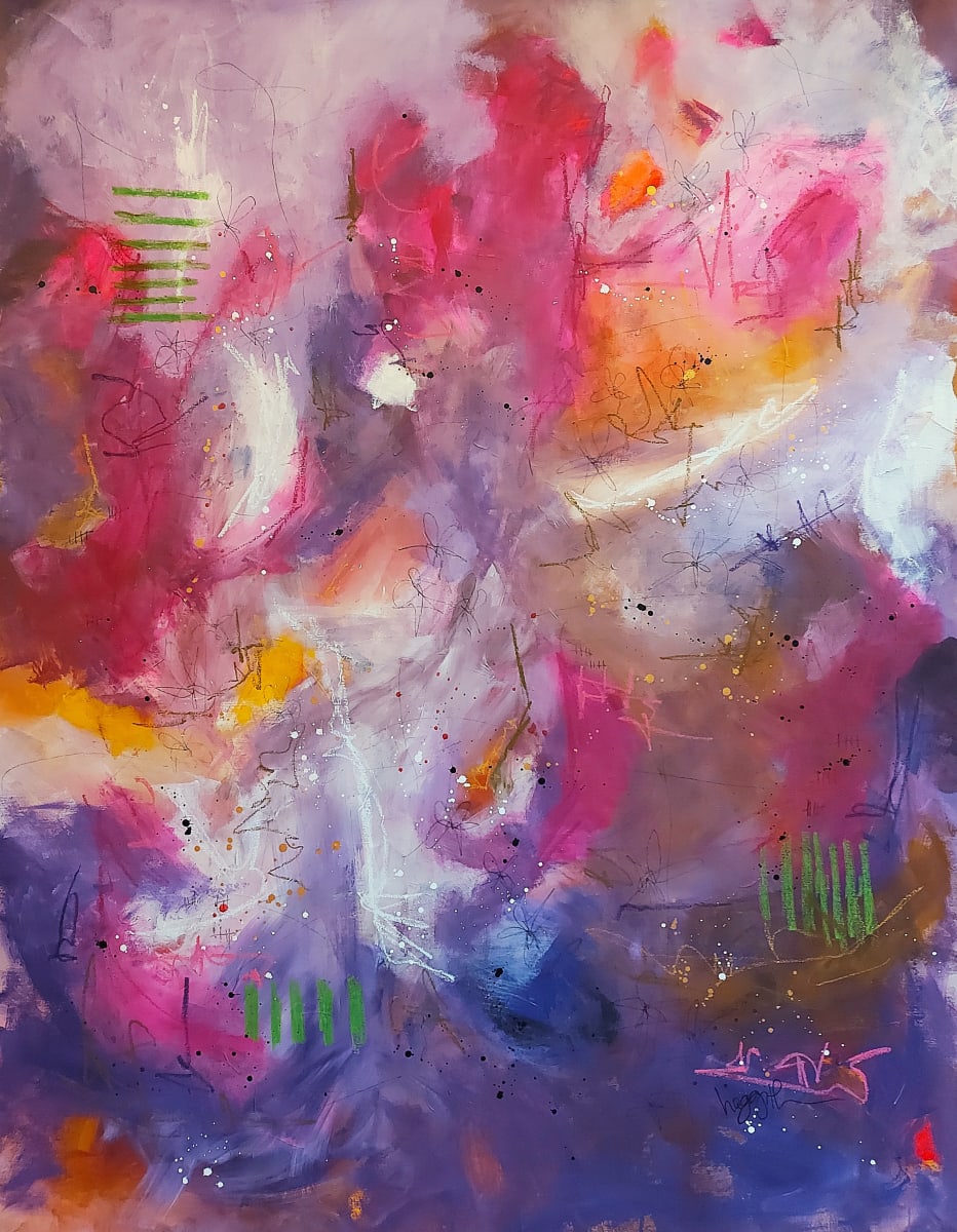 Purple Disco by Haggith van Hees  Image: Purple Disco
mixed media on canvas
