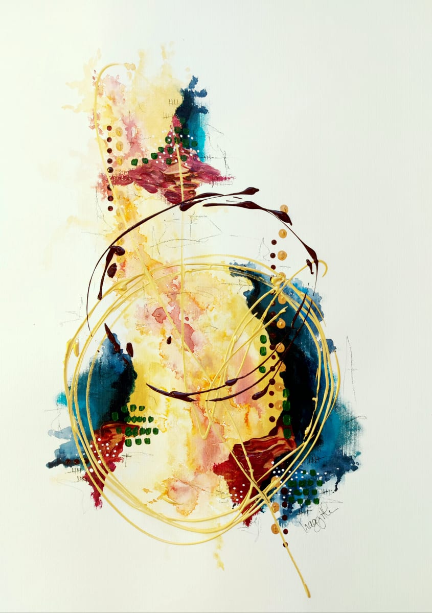 Storm is Coming I by Haggith van Hees  Image: Storm is Coming I
mixed media on paper