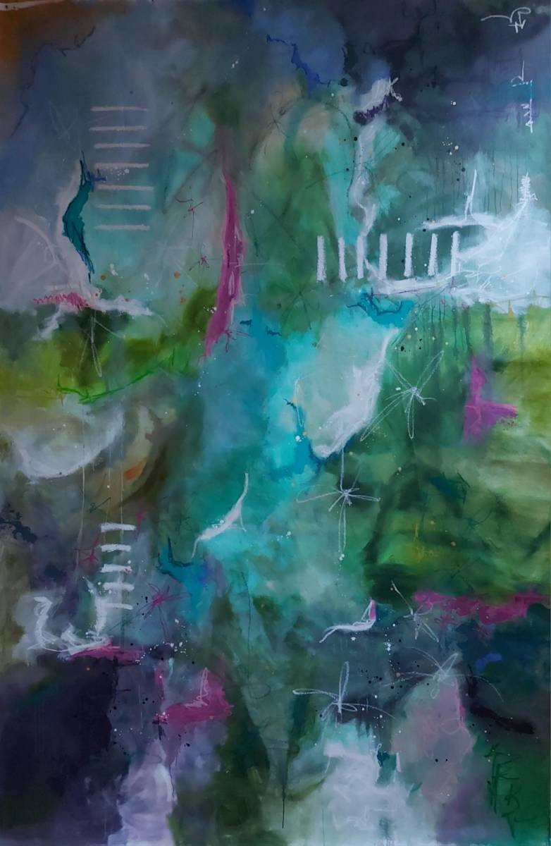 Searching for Magic by Haggith van Hees  Image: mixed media on canvas
