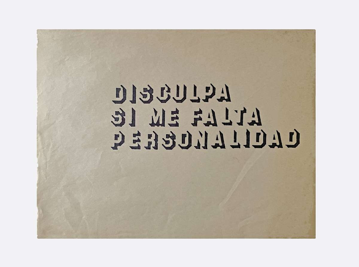 Disculpa Si Me Falta Personalidad by Marisa Tesauro 