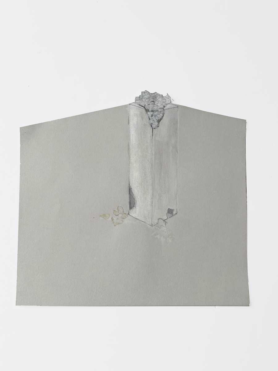 Study for Structure #53 of the Poetic Message/The Inversion by Marisa Tesauro 