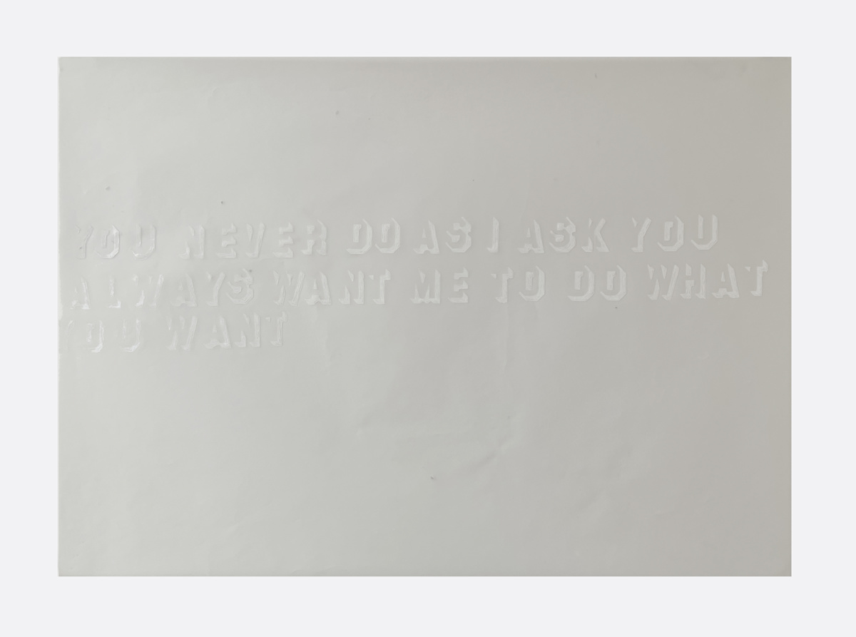 You Never Do As I Ask You by Marisa Tesauro 