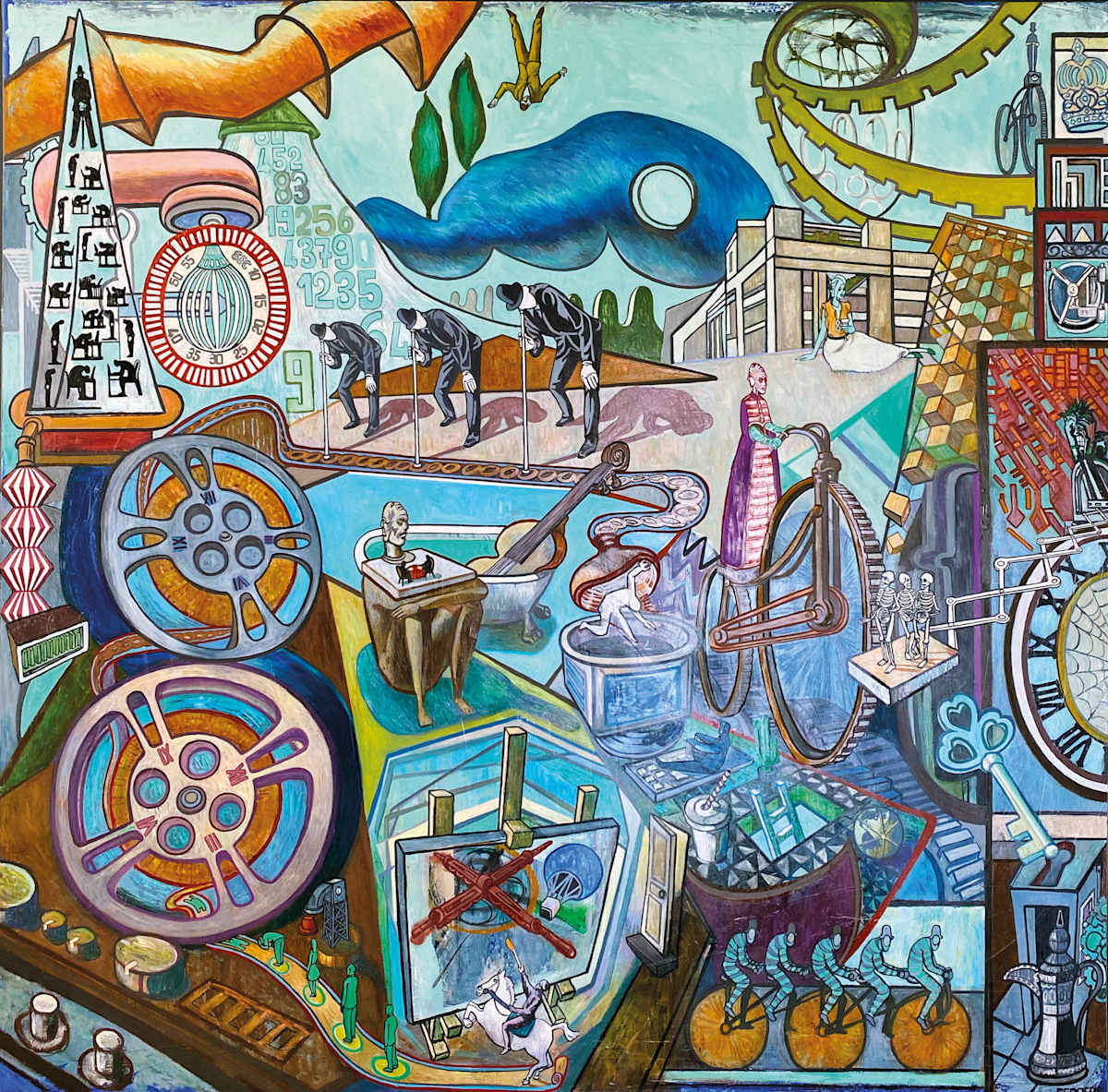 PANORAMA SURRÉALISTE DU PROCESSUS D'ACCÉLÉRATION by Marc FERRERO, Image 2.