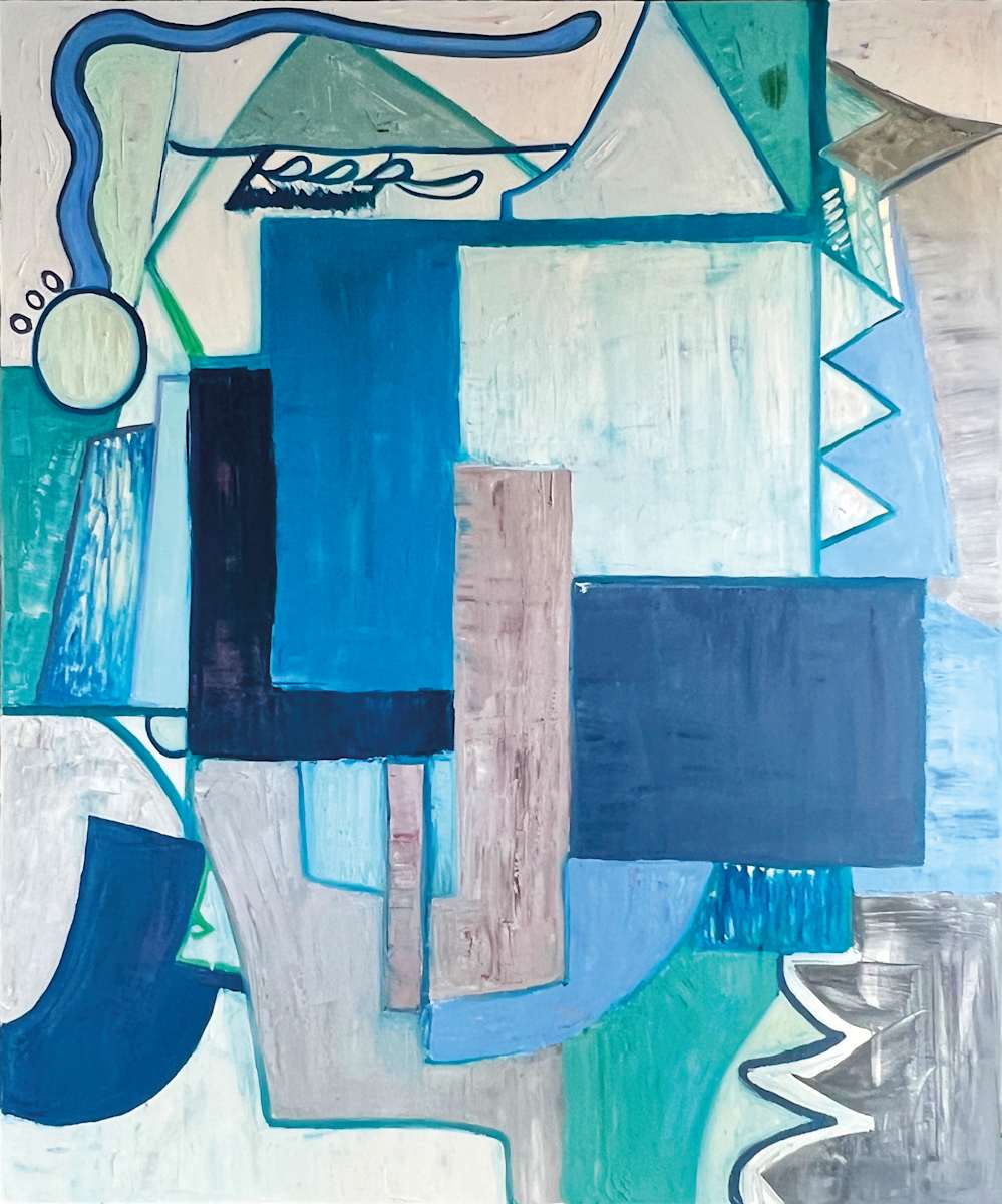 ABSTRACT BANKSTER BLUE by Marc FERRERO, Image 3.