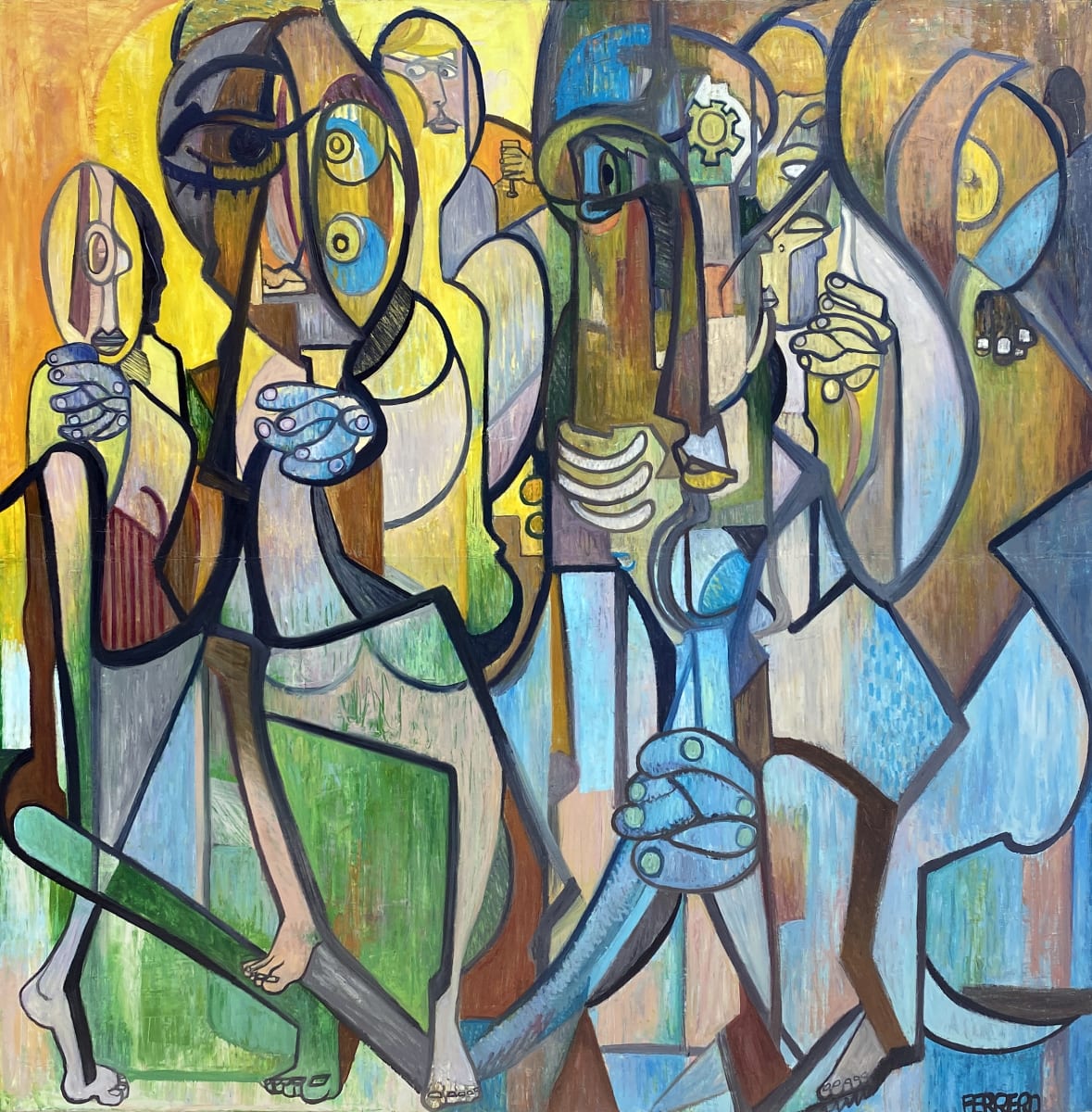 Abstract Cocktail by Galerie Marc FERRERO 