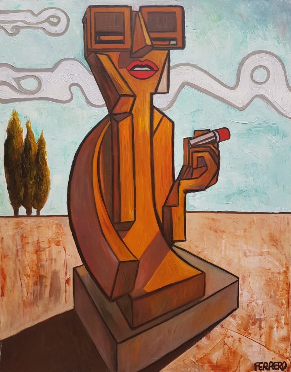 Lipstick Totem by Galerie Marc FERRERO 