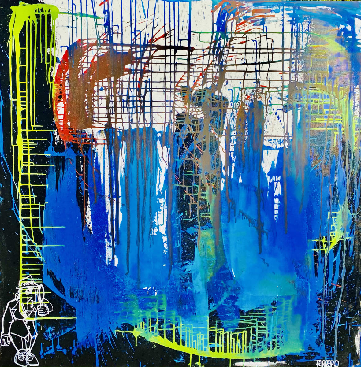 Bankster in abstraction by Marc FERRERO 
