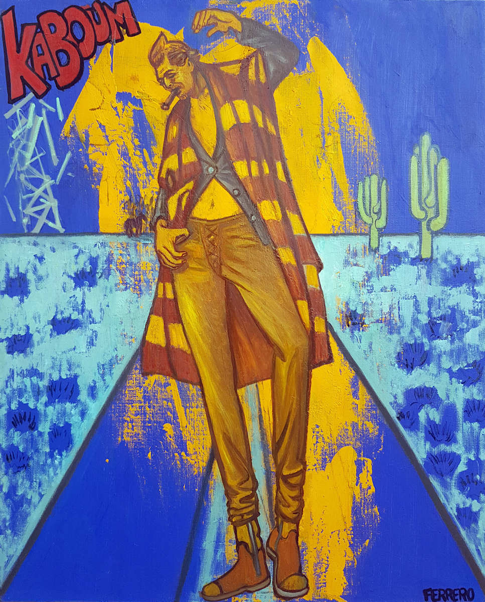 CELLO DANS LE DESERT DE MOJAVE by Galerie Marc FERRERO 