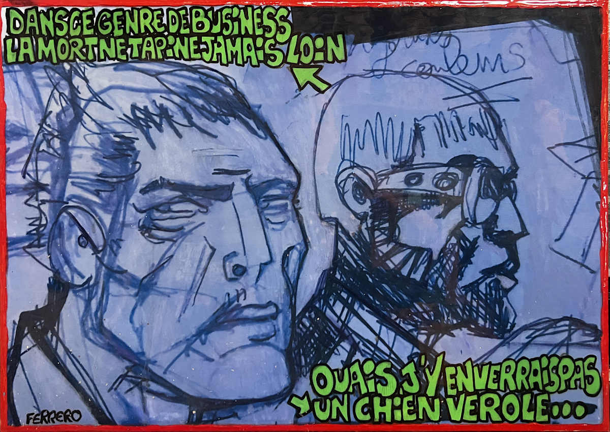 DUKE ET DON CELLO DANS L'UNIVERS DISQUALIFIE by Galerie Marc FERRERO 