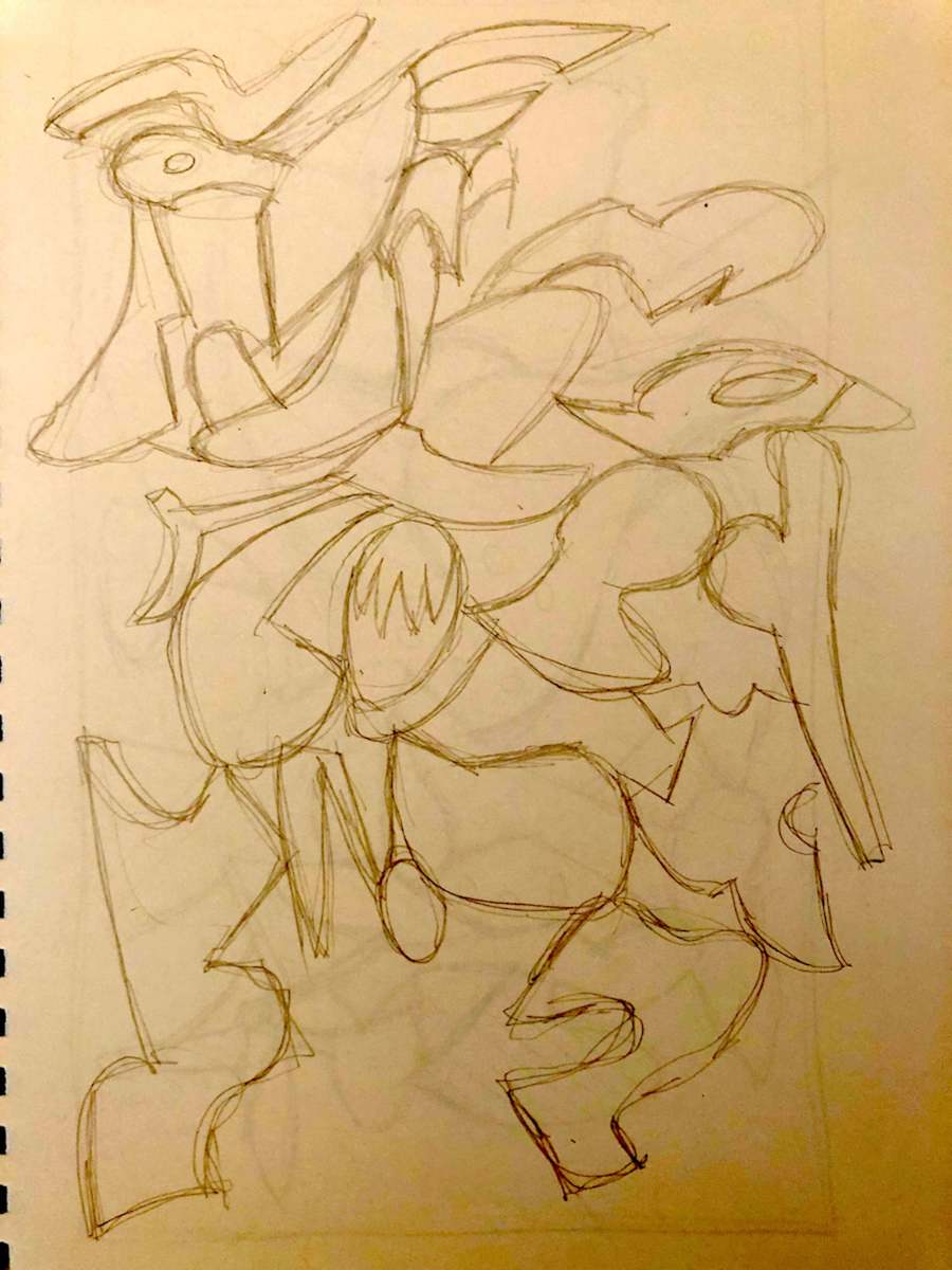 Untitled Sketch by Craig Moran, Image 1.