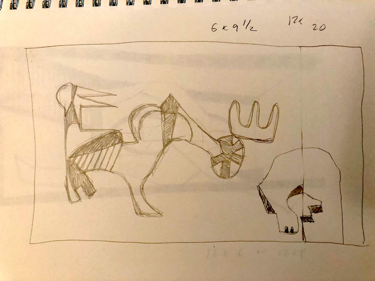 Untitled Sketch by Craig Moran, Image 1.
