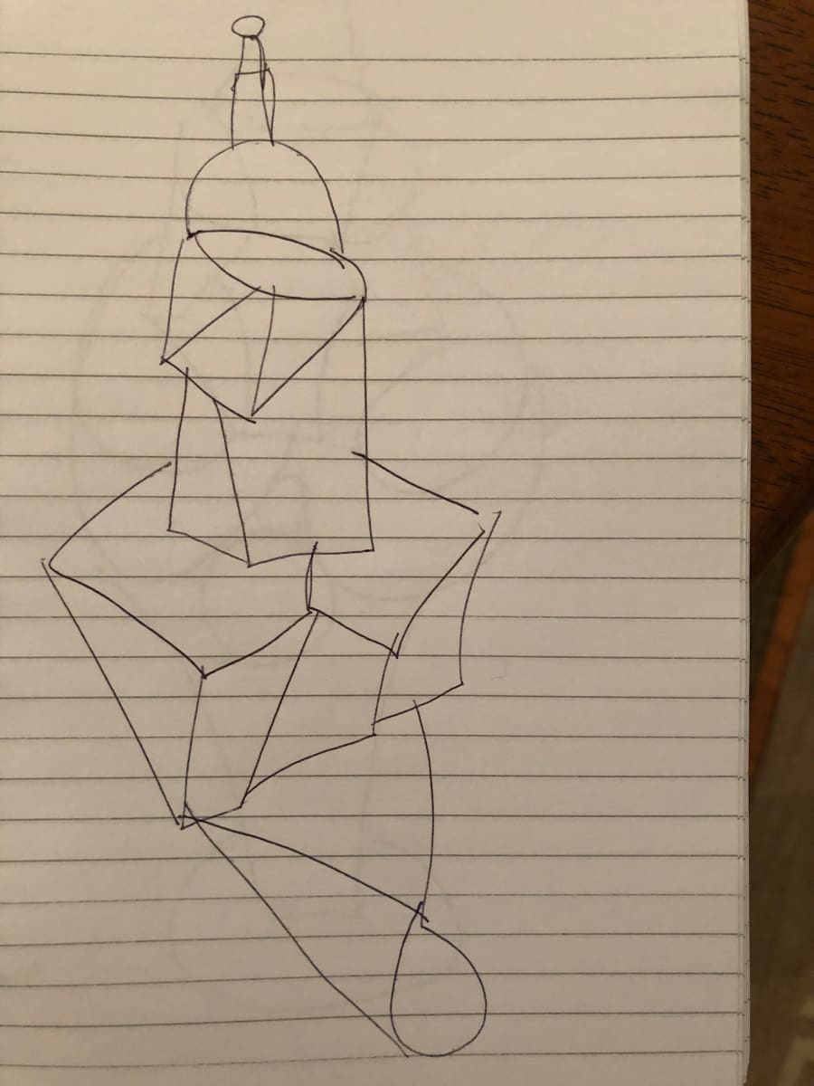 Untitled Pen Sketch by Craig Moran 
