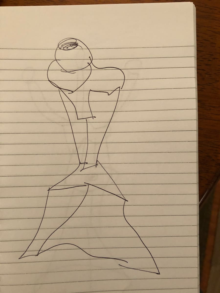 Untitled Pen Sketch by Craig Moran 