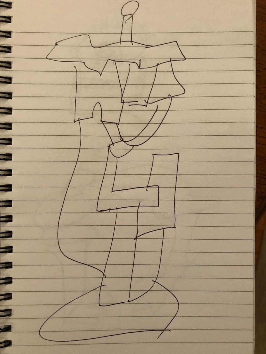 Untitled Pen Sketch by Craig Moran 
