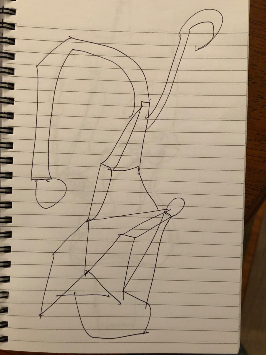 Untitled Pen Sketch by Craig Moran 