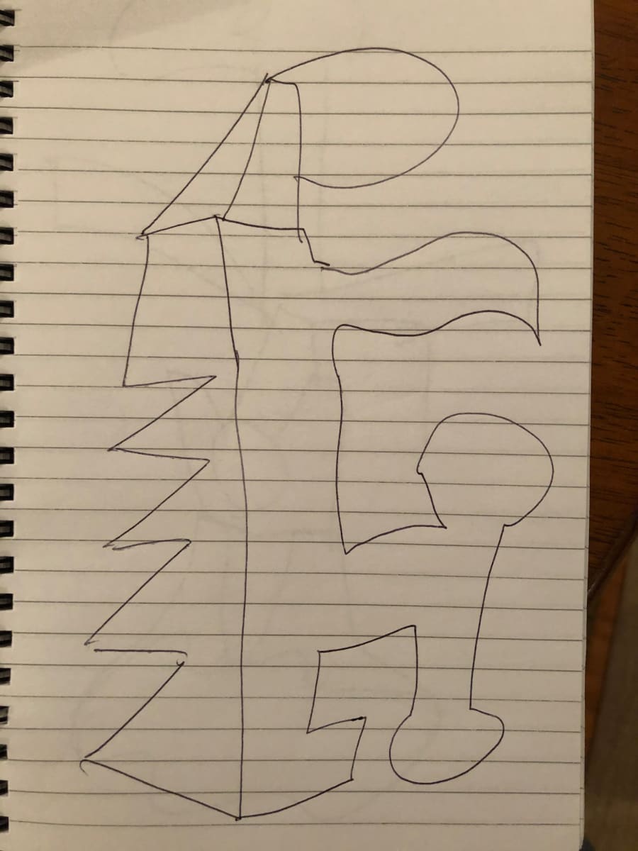 Untitled Pen Sketch by Craig Moran 