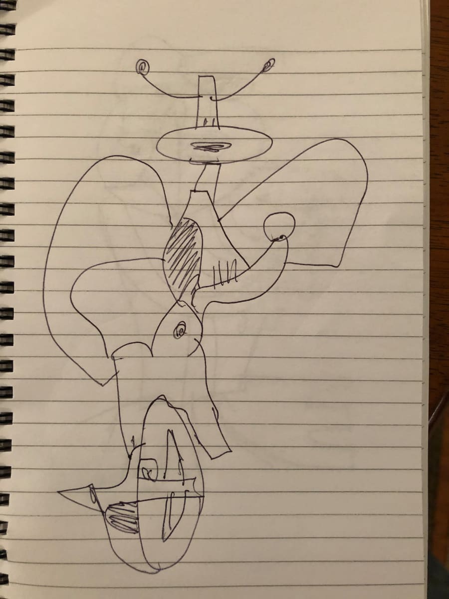 Untitled Pen Sketch by Craig Moran 