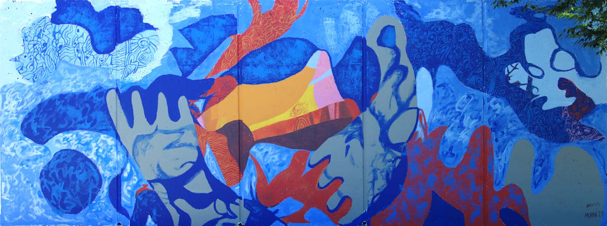 Alien Rhythm Mural by Craig Moran, Image 1.