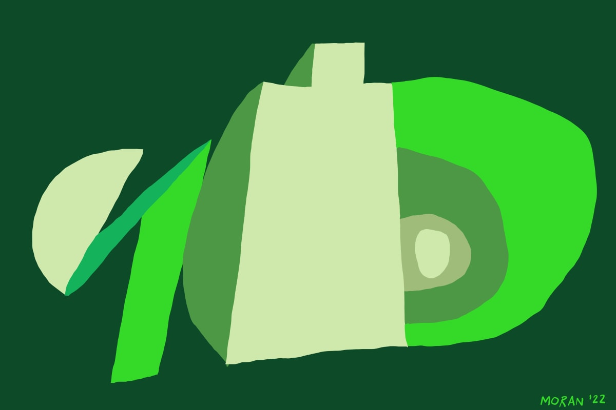 Green Painting by Craig Moran 