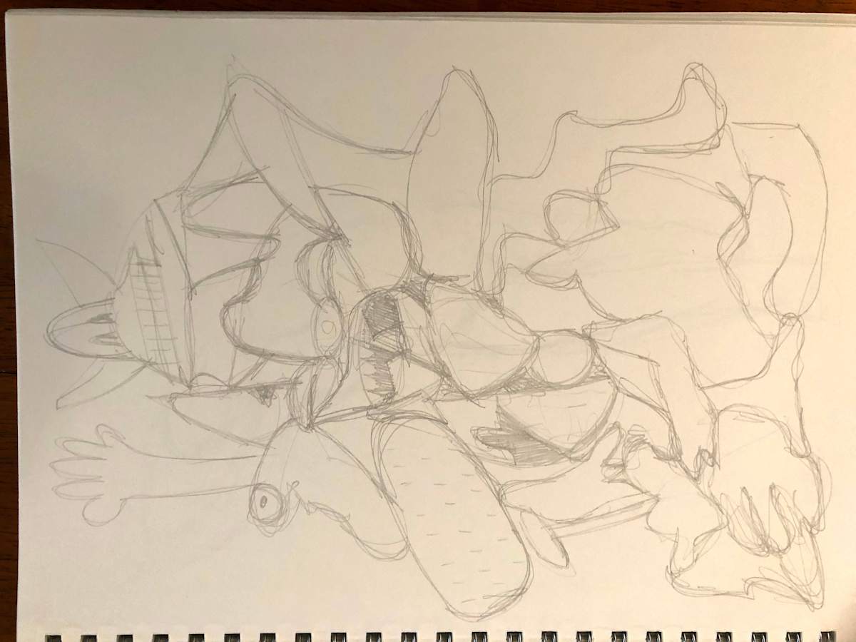Untitled Sketch by Craig Moran, Image 1.