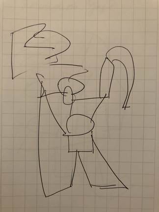 Untitled Pen Sketch by Craig Moran, Image 1.