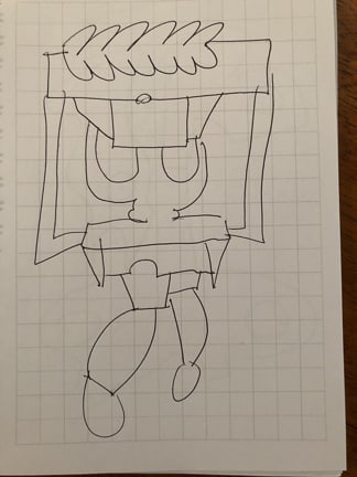 Untitled Pen Sketch by Craig Moran 