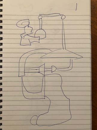 Untitled Pen Sketch by Craig Moran 