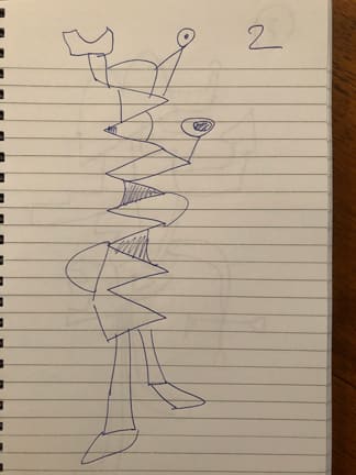 Untitled Pen Sketch by Craig Moran 