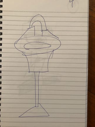 Untitled Pen Sketch by Craig Moran 