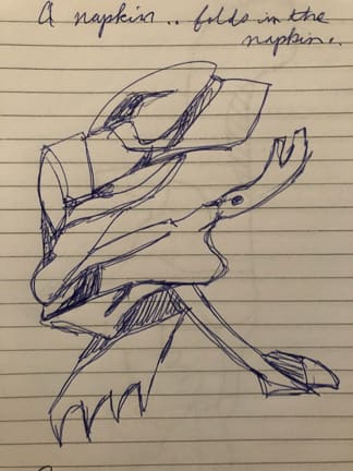 Untitled Pen Sketch by Craig Moran 