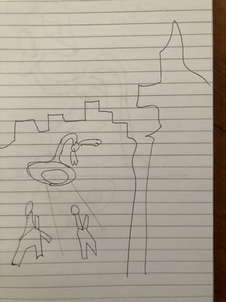 Untitled Pen Sketch by Craig Moran 