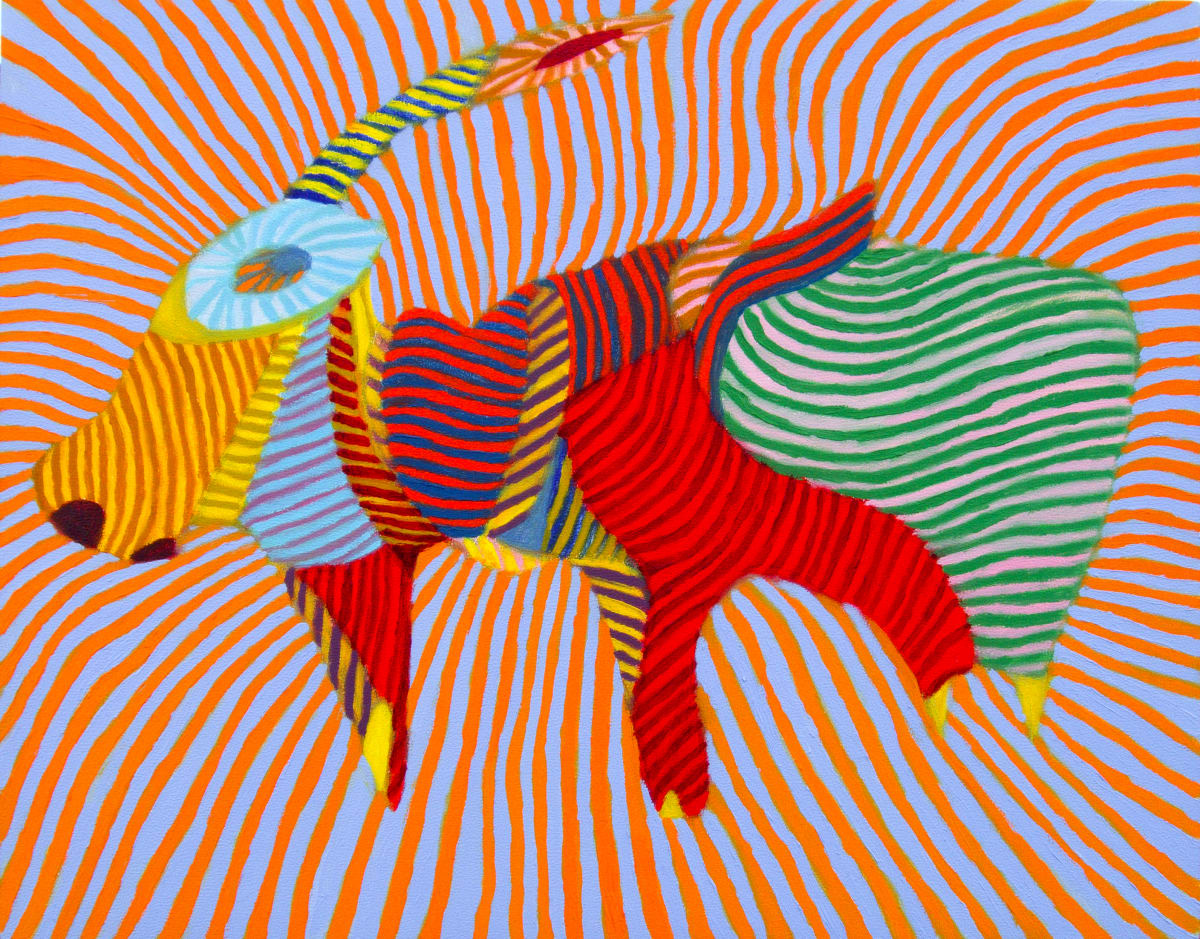 Portrait of a Discordant Hip Beat Pinata by Craig Moran 
