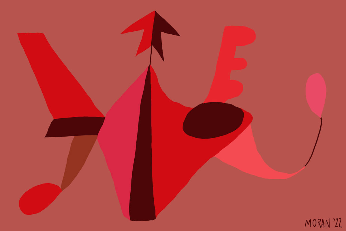 Red Painting by Craig Moran, Image 1.