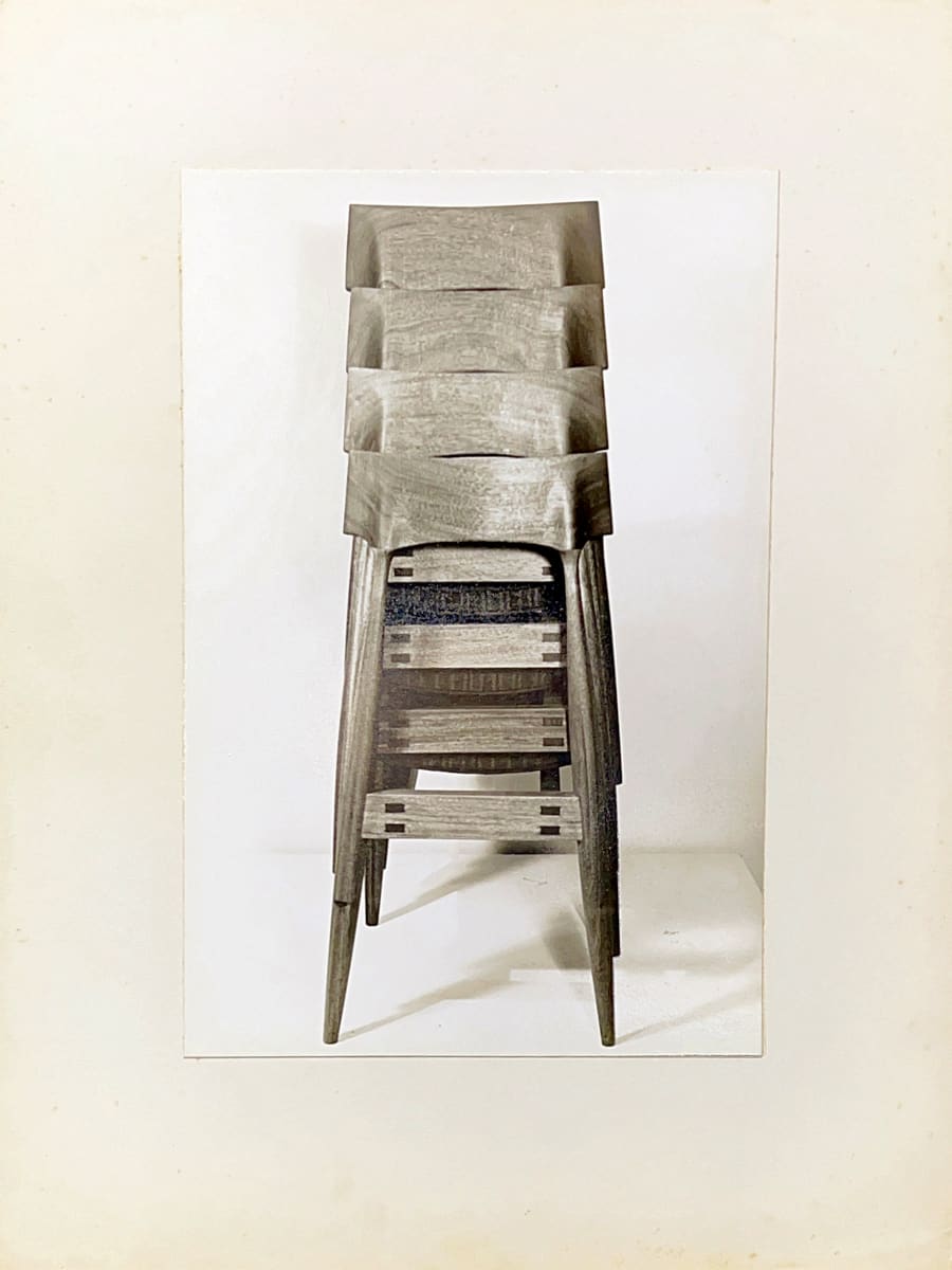 Stackable Chairs /4 pieces by Aaron Rosenstreich, Image 1.